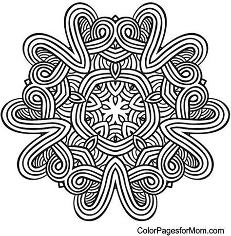 Inspired by nature or completely surreal, these drawings differ from mandalas because they are not concentrated on a single point. coloring pages for adults Mandala Stress Relief | Mandala ...