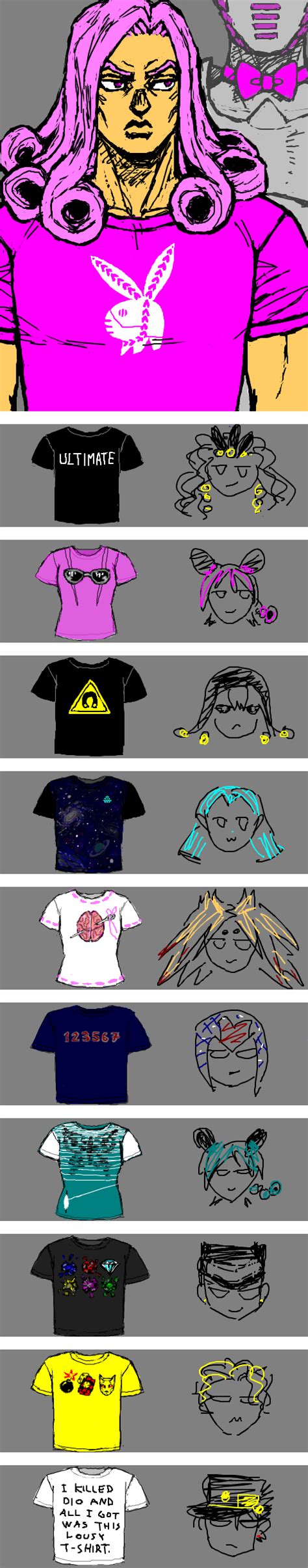 Jojo T Shirts By Emlan On Deviantart