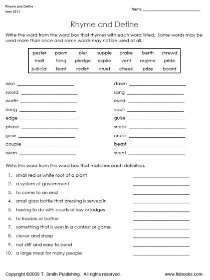 Free Printable Grammar Worksheets For 5th Grade
