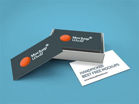 Free Business Card Branding Mockup Mockup World Hq