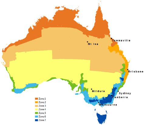 Climate Zones In Australia Map Map Of World