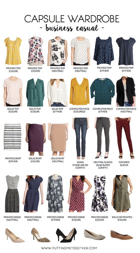 As Promised Here Is A Business Casual Capsule Wardrobe Like I Said In Previous Posts Here And