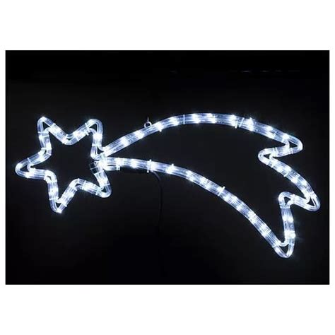 Pisca Cometa Estrela Cadente Branco Frio Led S Fun Es