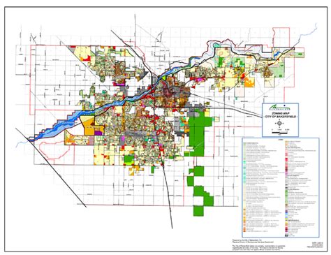 City Of Bakersfield Zoning Map Bakersfield Ca Mappery