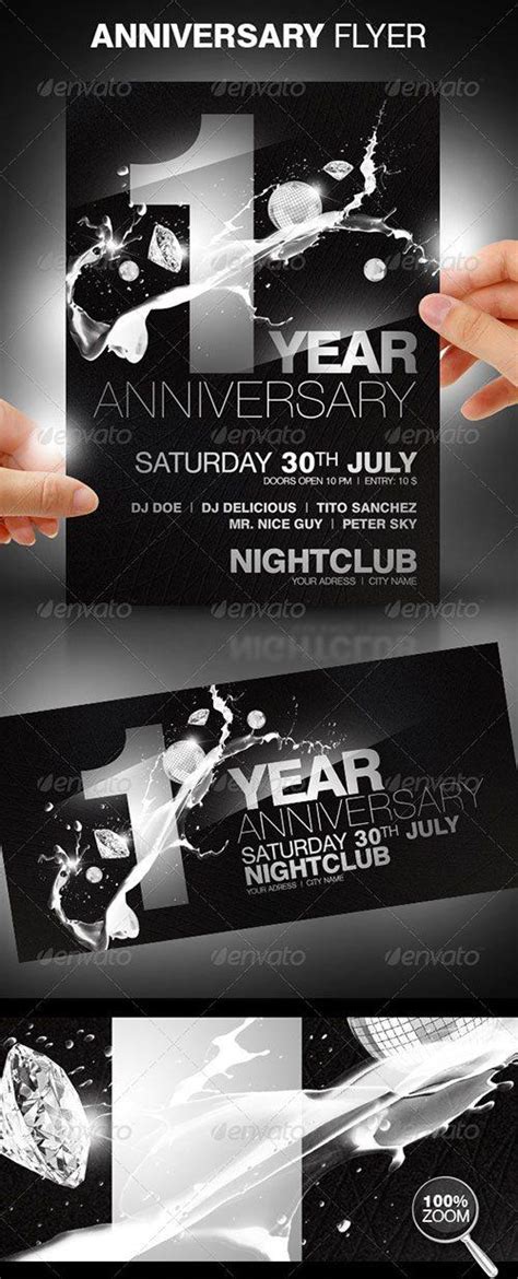 Top 10 Best Black And White Psd Flyer Templates To Download Club Party