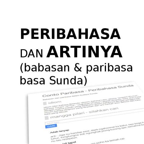 See more of kumpulan paribasa/peribahasa sunda on facebook. Conto Paribasa - Peribahasa Sunda - Contoh Soal Media ...