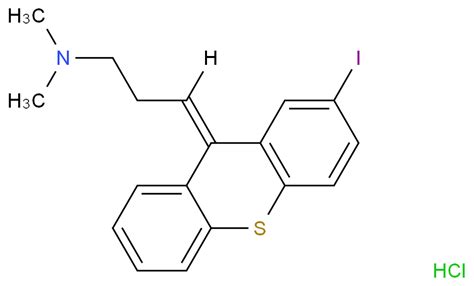 1 propanamine 3 2 iodo 9h thioxanthen 9 ylidene n n dimethyl hydrochloride e 9ci 63869