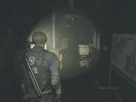 Siete Capataz Difícil Resident Evil 2 Remake Engranaje Sonriendo Cortés