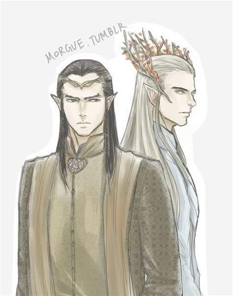 Elrond And Thranduil Tolkien Universo