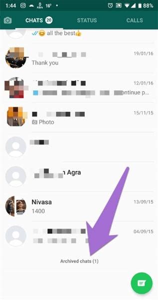 How To Archive Or Unarchive Whatsapp Chat