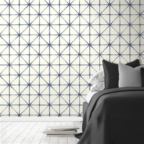 Modern Abstract Blue Peel And Stick Wallpaper Peel And Stick Decals The