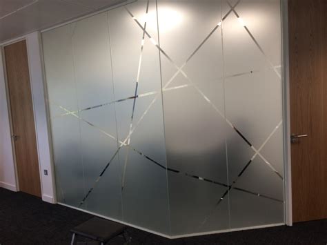 Installing Dusted Frost Vinyl To A Office In Heathrow London Tintfit