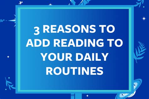 3 Reasons Why You Should Make Reading Part Of Your Daily Household