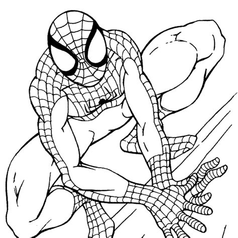 His main ability is to create a web, bind enemies with it and move around the city at high speed. Baby Spiderman Coloring Pages at GetColorings.com | Free ...