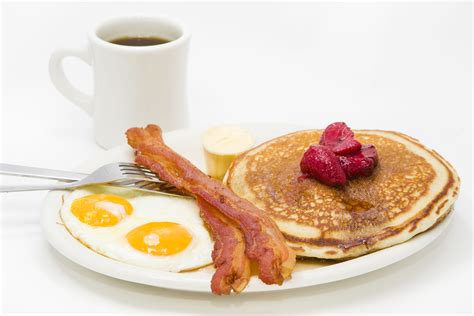 Pancakes Eggs And Bacon Tasty Dishes Delicious Cuisine