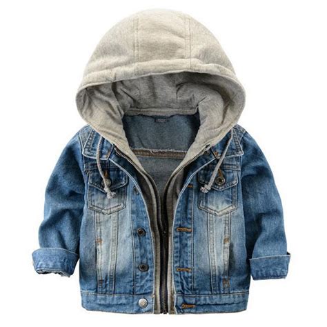 Fashion Denim Baby Boys Children Outerwear Coat Fashion Kids Jackets