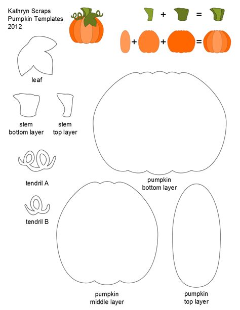 Pumpkin Craft Printable