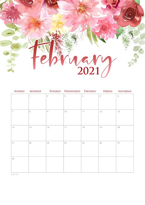We have listed here online, printable, word, excel, pdf and. 30 Free February 2021 Calendars for Home or Office ...
