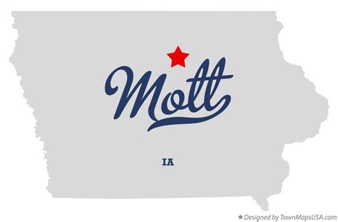 Map Of Mott Ia Iowa