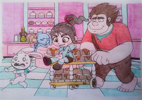 Wreck It Ralph 2 The Bunny Gets The Pancake By Pillothestar On Deviantart