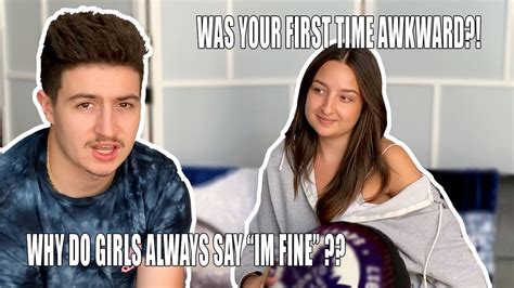 Answering Questions Guys And Girls Are Too Afraid To Ask Eachother Couples Edition 😬 👀 Youtube
