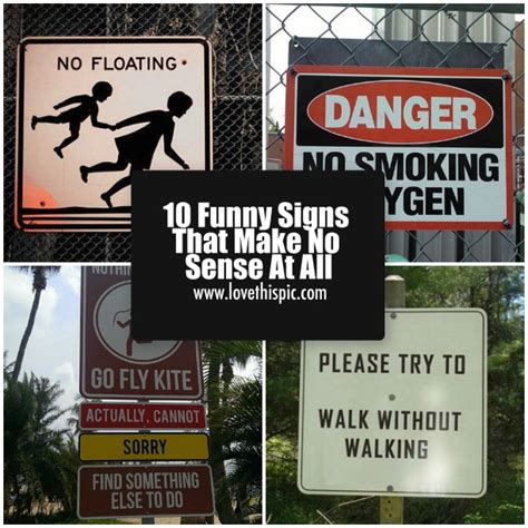 10 Funny Signs That Make No Sense At All