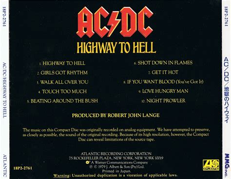 Musicotherapia Ac Dc Highway To Hell 1979