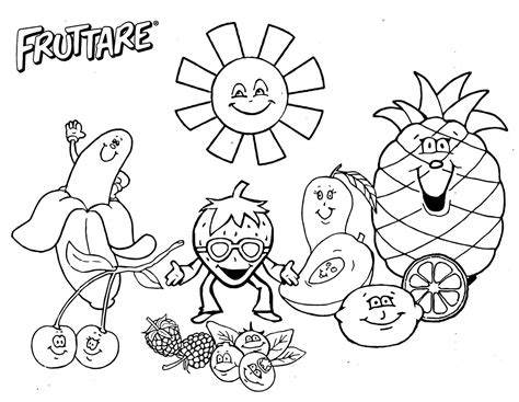 Make your world more colorful with printable coloring pages from crayola. Fruit Salad Coloring Page at GetColorings.com | Free ...