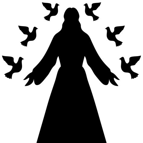 Jesus Christ Silhouette At Getdrawings Free Download