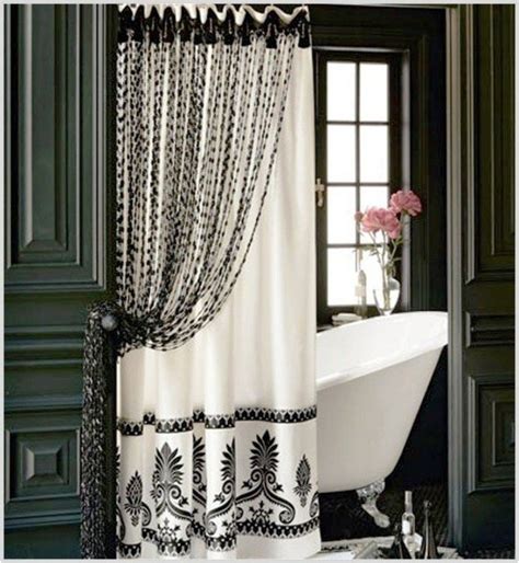 Shower Curtain Tie Backs Ideas On Foter Elegant Shower Curtains Unique Shower Curtain