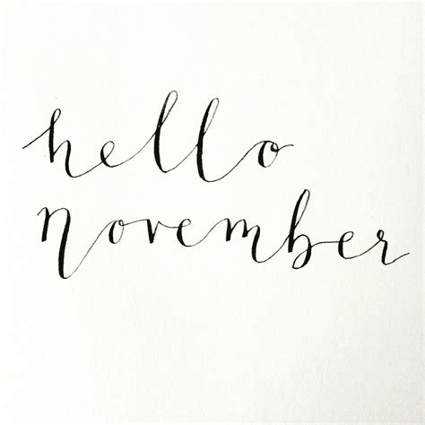 Hello November By Izzy Priestley Hello November