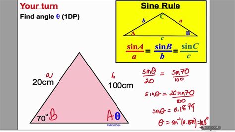 Sine And Cosine Rule Gcse Higher Maths Tutorial Youtube