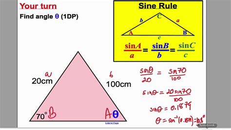 2 calculating with the sine rule. Sine and Cosine Rule 1 (GCSE Higher Maths)- Tutorial 17 ...
