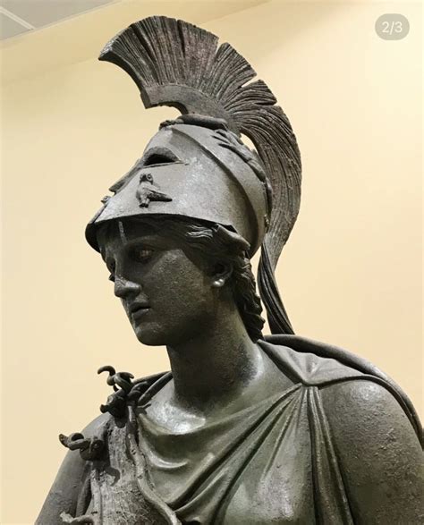 Famous Figure Ancient Greek Bronze Large Life Size Athena Statue Greece