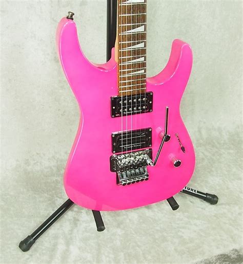 Jackson Dx10d Hot Pink Electric Guitar W Seymour Duncan Reverb