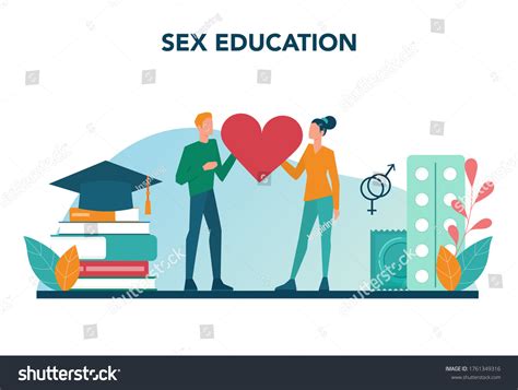 sexual education concept sexual health lesson stock vector royalty free 1761349316 shutterstock