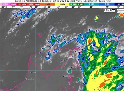 Se prevé que haya lluvias torrenciales en los estados de colima, guerrero. Conagua pronostica calor 'infernal' para la ciudad de Cancún