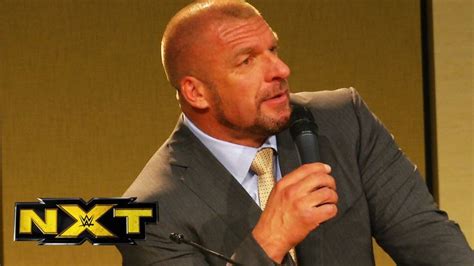 Wwe Coo Triple H Announces Nxt Takeover To The Nxt Roster