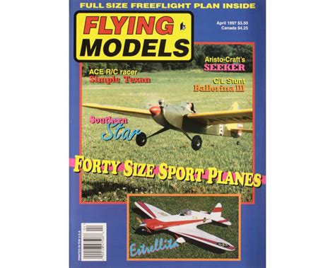 1997 april fm back issue the flying models plan store please note we are now shipping all