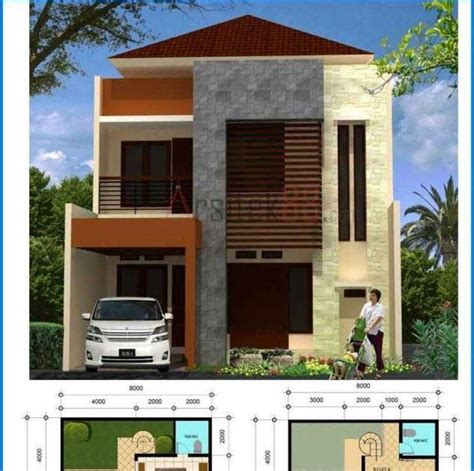 40 gambar desain & denah rumah type 45 terbaru 2020. Biaya Membangun Rumah 2 Lantai Type 45 - Download Wallpaper