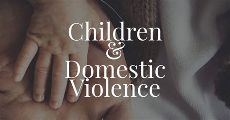 Children And Domestic Violence