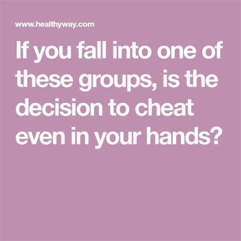 The Types Of People Who Cheat Most According To Science Cheating