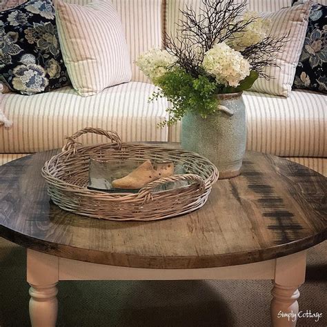 The coffee table is the center of focus in your living space. Simply Cottage on Instagram: "Round coffee tables offer a ...