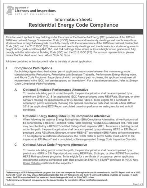 Energy Code Compliance Local Energy Audits