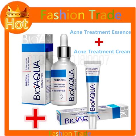 2pcs Acne Scar Remove Cream And Essence New Spot Cream Gel For Cystic