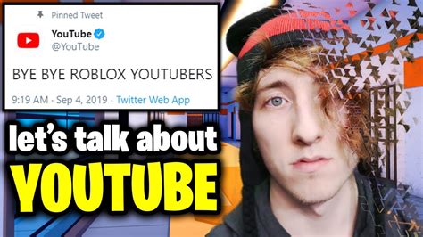 Youtube Banning Roblox Videos Lets Talk 😔 Youtube