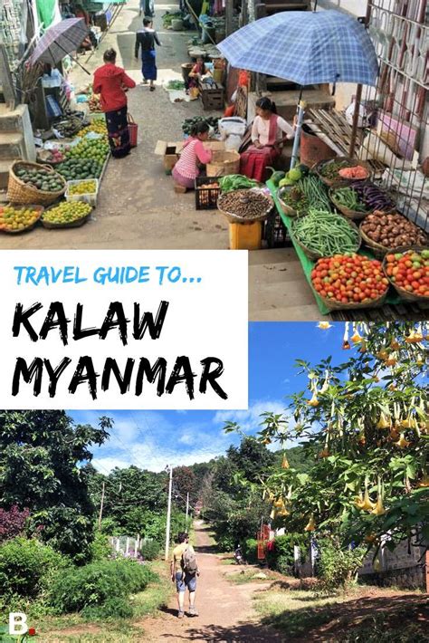 many travellers pass through kalaw in myanmar to start their 2 day trek to inle lake but few