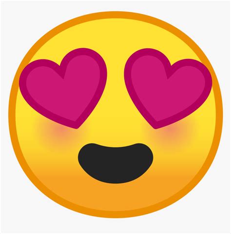 Smiling Face With Heart Eyes Icon Emoji Heart Eyes Png Transparent