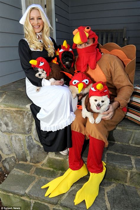 Spencer Pratt Dresses Up As Thanksgiving Turkey As Heidi Montag Wears Pilgrim Costume Daily