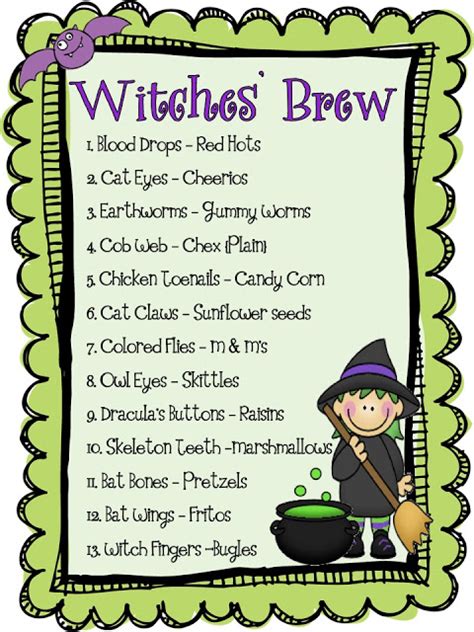 Click on links below to download. What the Teacher Wants!: Halloween Party Time and a Witches' Brew mini-unit {freebie}!